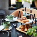 FULLSPÄCKAD serving stand, black, 28x20 cm