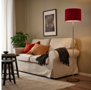 MOLNSKIKT lamp shade , dark red velvet, 33 cm