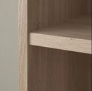 BILLY bookcase, oak effect, 80x28x106 cm