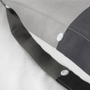 BRUNKRISSLA single duvet cover sets , black, 150x200/50x60 cm