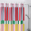 BANJANTRÄD Shower curtain, multicolour, 180x200 cm