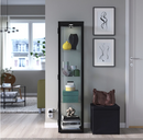 STRIMSÄV spotlight with LED, black, 6x1 cm