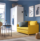 FRIDHULT 2-seat sofa-bed , skiftebo yellow