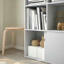 SPIKSMED Open shelf unit, light gray,77x96x32 cm