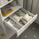JÄTTEBJÖRN Organiser, white/grey, 50x35x9 cm