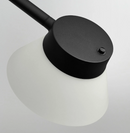 SAMBORD floor/reading lamp, black-white