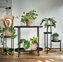 OLIVBLAD Plant stand, in/outdoor black, 58 cm