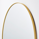 LINDBYN Mirror, gold-colour, 50 cm