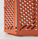 VÅRSYREN lantern, brown-orange, 12 cm