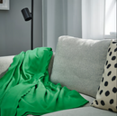 DAGGKÅPOR Throw, green, 130x170 cm