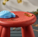 MAMMUT Children's stool, in/outdoor/red