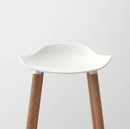 GRÖNSTA bar stool , white, 64 cm, in/outdoor