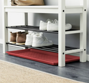 BAGGMUCK Shoe mat, in/outdoor/red, 71x35 cm
