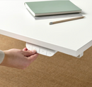 MITTZON Underframe sit/stand for desk, electric/white, 120/140/160x60 cm