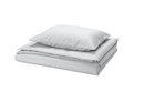 PILTANDVINGE single duvet cover sets, grey, 150x200/50x60 cm