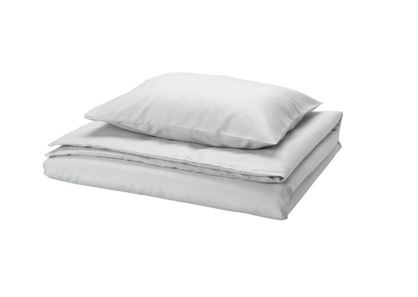 PILTANDVINGE single duvet cover sets, grey, 150x200/50x60 cm