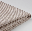 RAMNEFJÄLL double bed frame/RAMNEFJÄLL bed cover, kilanda light beige, 160x200 cm