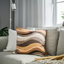 MYGGBLOMSTER Cushion cover, beige/multicolour, 50x50 cm