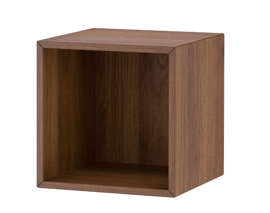 EKET cabinet unit, walnut effect, 35x35x35 cm