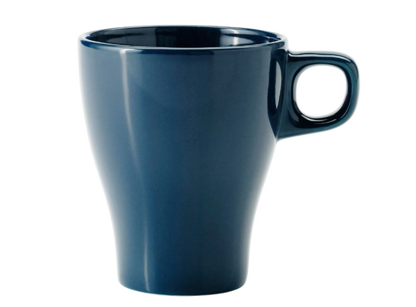 FÄRGRIK mug, navy blue, 25 cl