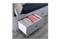 HEMNES day-bed, grey, 80x200 cm
