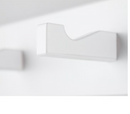 KUBBIS Rack with 3 hooks, white