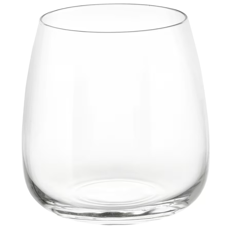 DYRGRIP Glass, clear glass, 36 cl