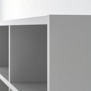 SPIKSMED Open shelf unit, light gray,77x96x32 cm
