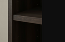 BILLY Bookcase, dark brown oak effect, 80x28x106 cm