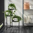 OLIVBLAD Plant stand, in/outdoor black, 58 cm