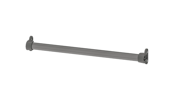 KOMPLEMENT clothes rail, dark grey, 50 cm