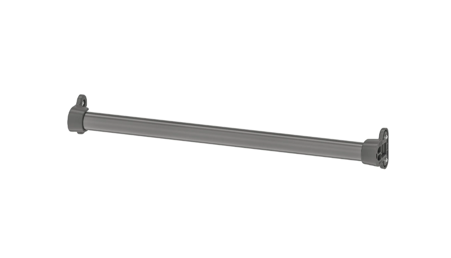 KOMPLEMENT clothes rail, dark grey, 50 cm