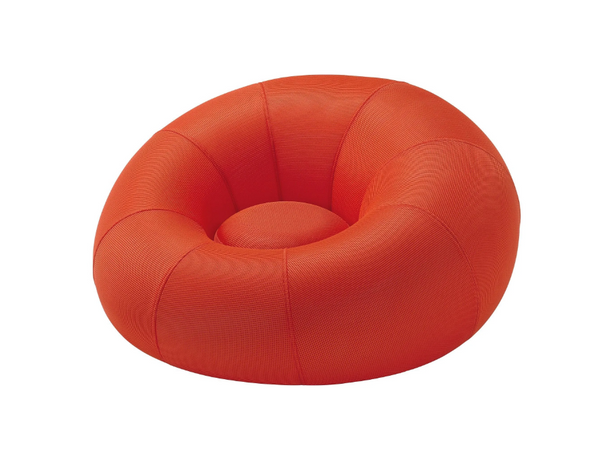 BRÄNNBOLL inflatable gaming lounge chair, bright orange