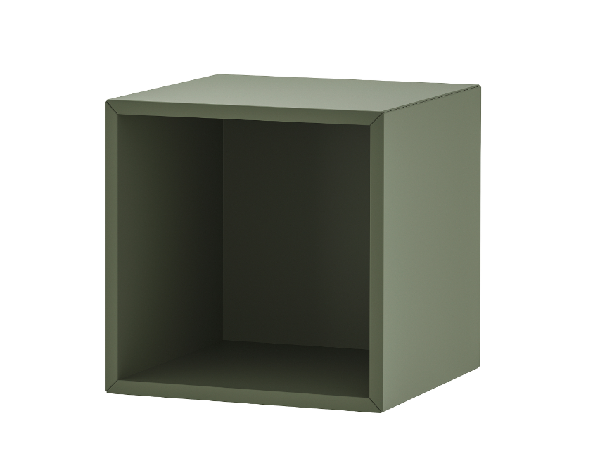 EKET Cabinet, grey-green, 35x35x35 cm