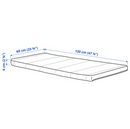 PELLEPLUTT Foam mattress for cot, 60x120x6 cm
