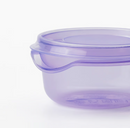 PRUTA Food container with lid, lilac, 70 ml