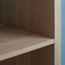 KALLAX Shelving unit, white stained oak effect, 182x182 cm