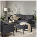 GLOSTAD 3-seat sofa, Knisa dark grey