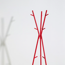 EKRAR Hat and coat stand, bright red, 169 cm