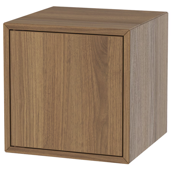 EKET Cabinet with door, brown/walnut effect, 35x35x35 cm