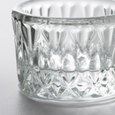 SMÄLLSPIREA tealight holder , glass, 4 cm, 3 pack