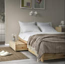 LAPPKATTFOT Throw, brown/black, 130x170 cm