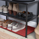BAGGMUCK Shoe mat, in/outdoor/red, 71x35 cm