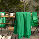 DAGGKÅPOR Throw, green, 130x170 cm