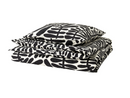 MAJSMOTT single duvet cover sets, black-white, 150x200/50x60 cm