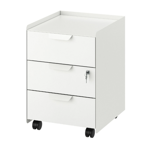 TROTTEN storage unit, white, 40x56 cm