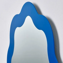 PRUNKHALLON wall mirror, blue, 40 cm