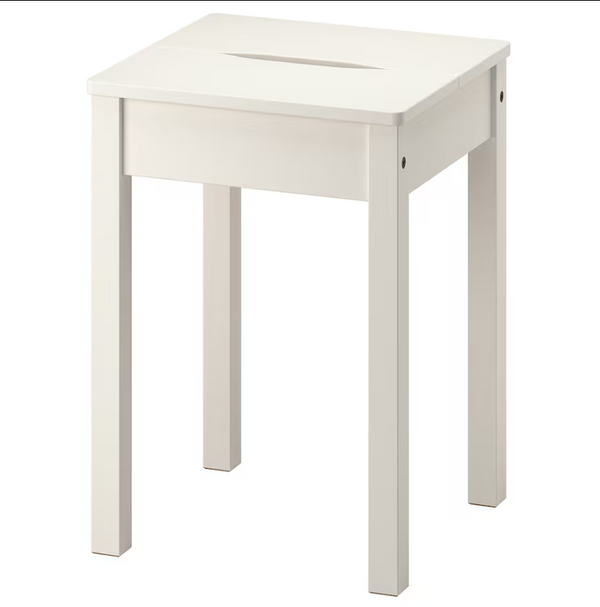 HAUGA Stool, white