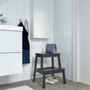 BEKVÄM Step stool, black, 50 cm