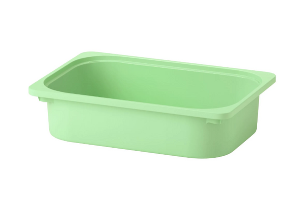 TROFAST storage box, light green, 42x30x10 cm